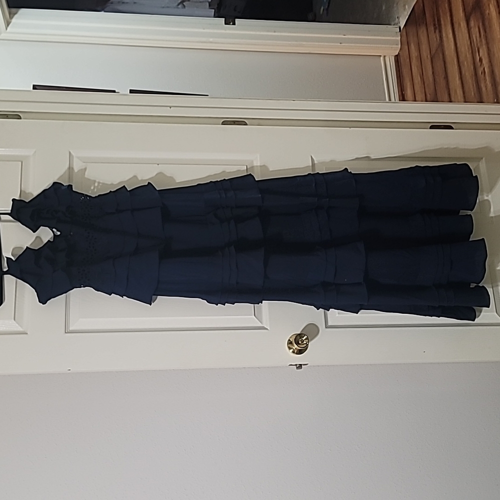 Vici ruffled maxi dress NWT